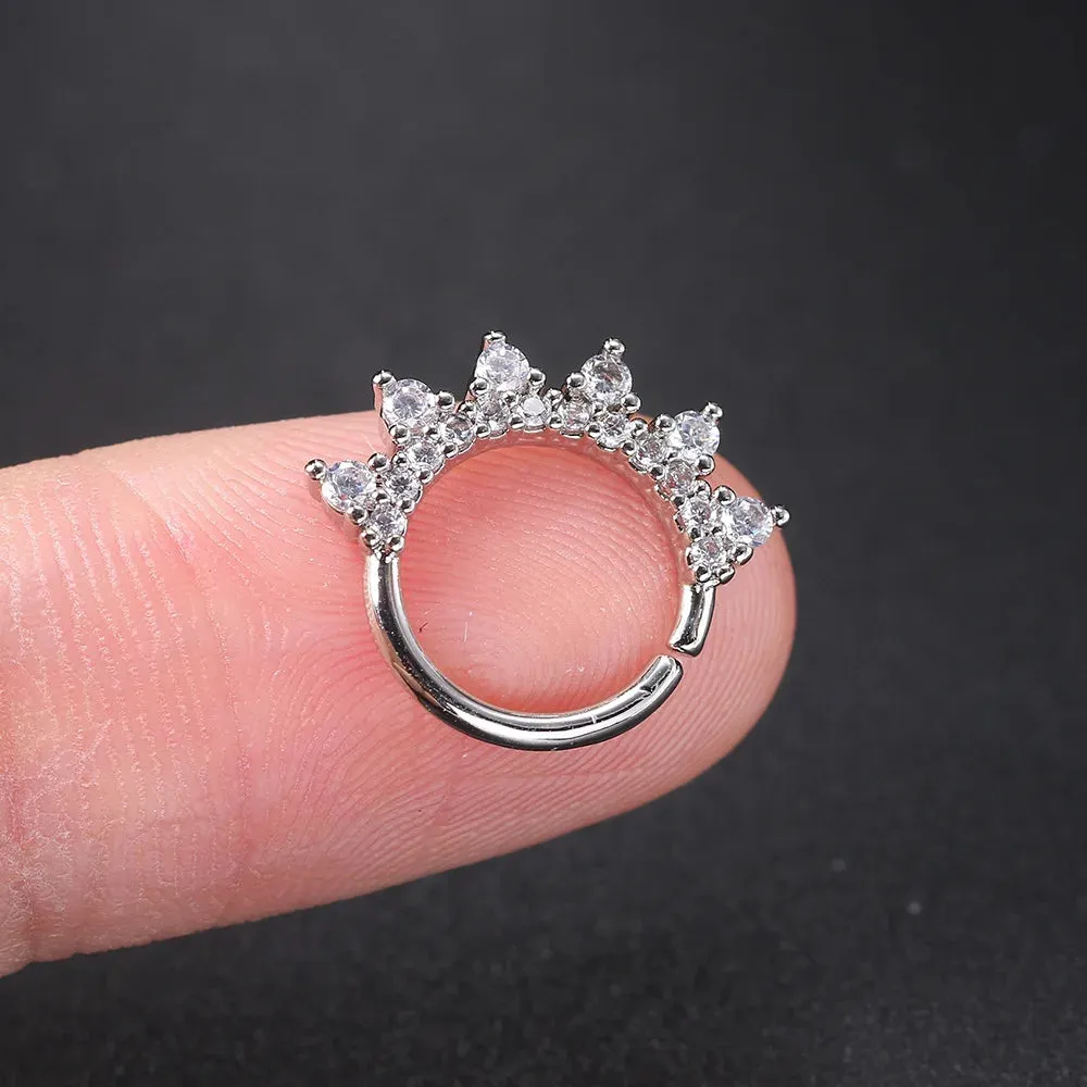 1PC Helix Ear Piercing Stud Earrings for Women Zircon Star Ear Tragus Cartilage Piercing Accessories Jewelry Gift Drop Shipping