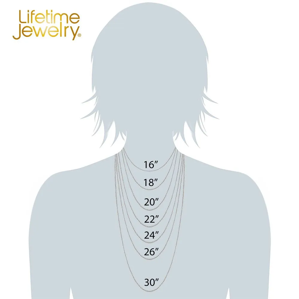 2mm Rope Chain Necklace (Rhodium)