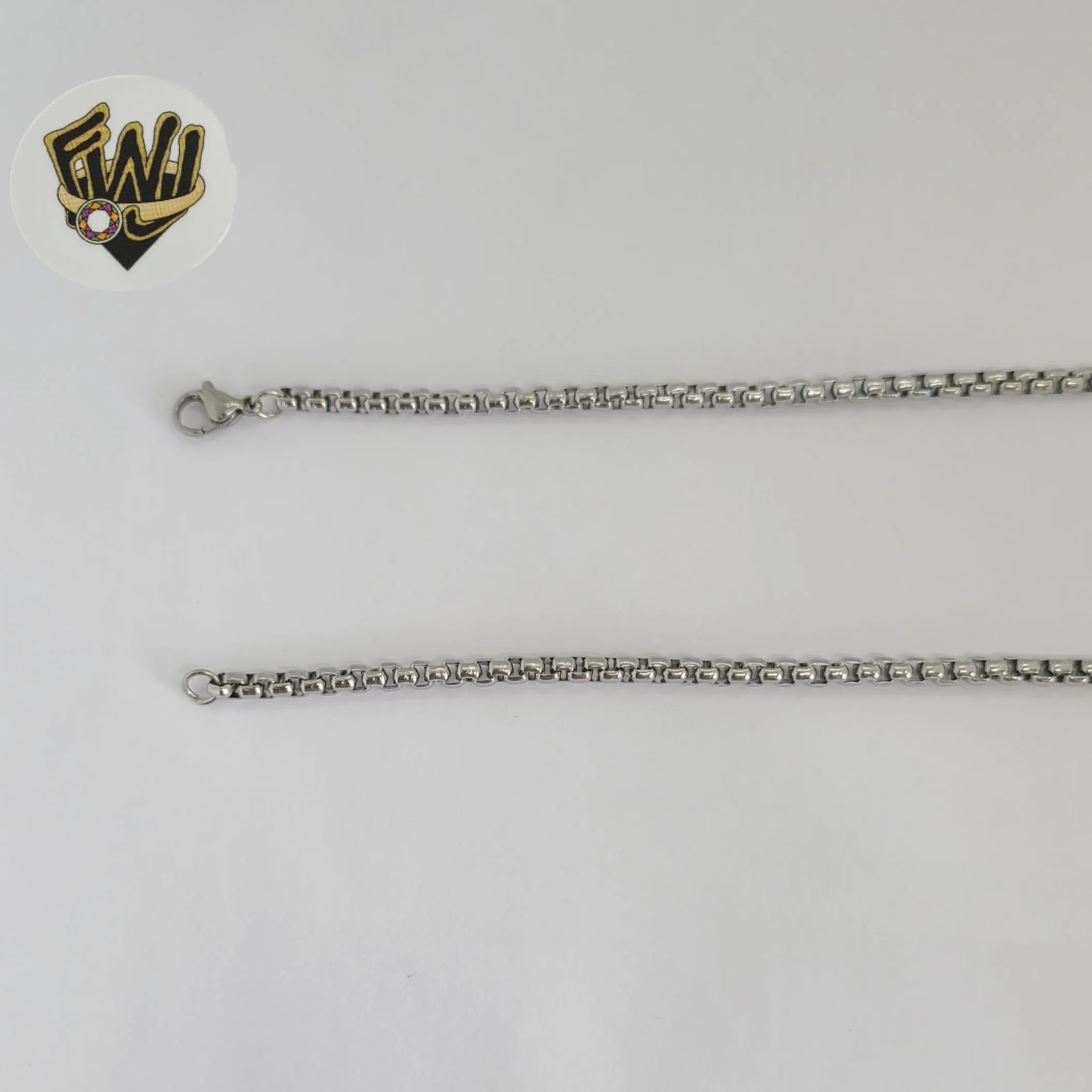 (4-3190) Stainless Steel - 3.5mm Alternative Box Link Chain.