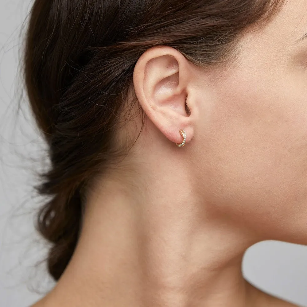 Anouk Gold Plated Crystal Studs