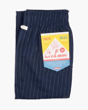 Cookman Chef Pants - Pin Stripe Navy