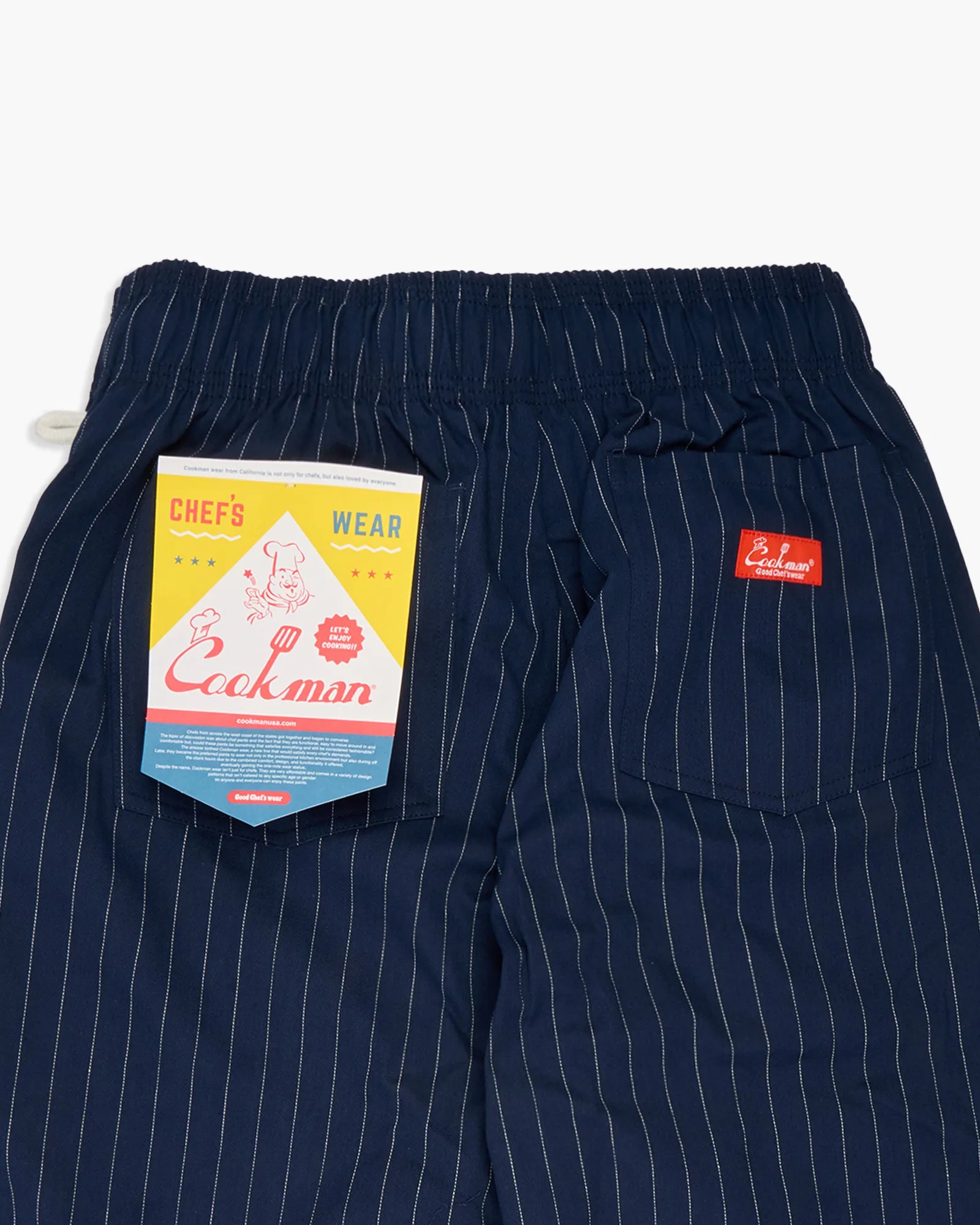 Cookman Chef Pants - Pin Stripe Navy