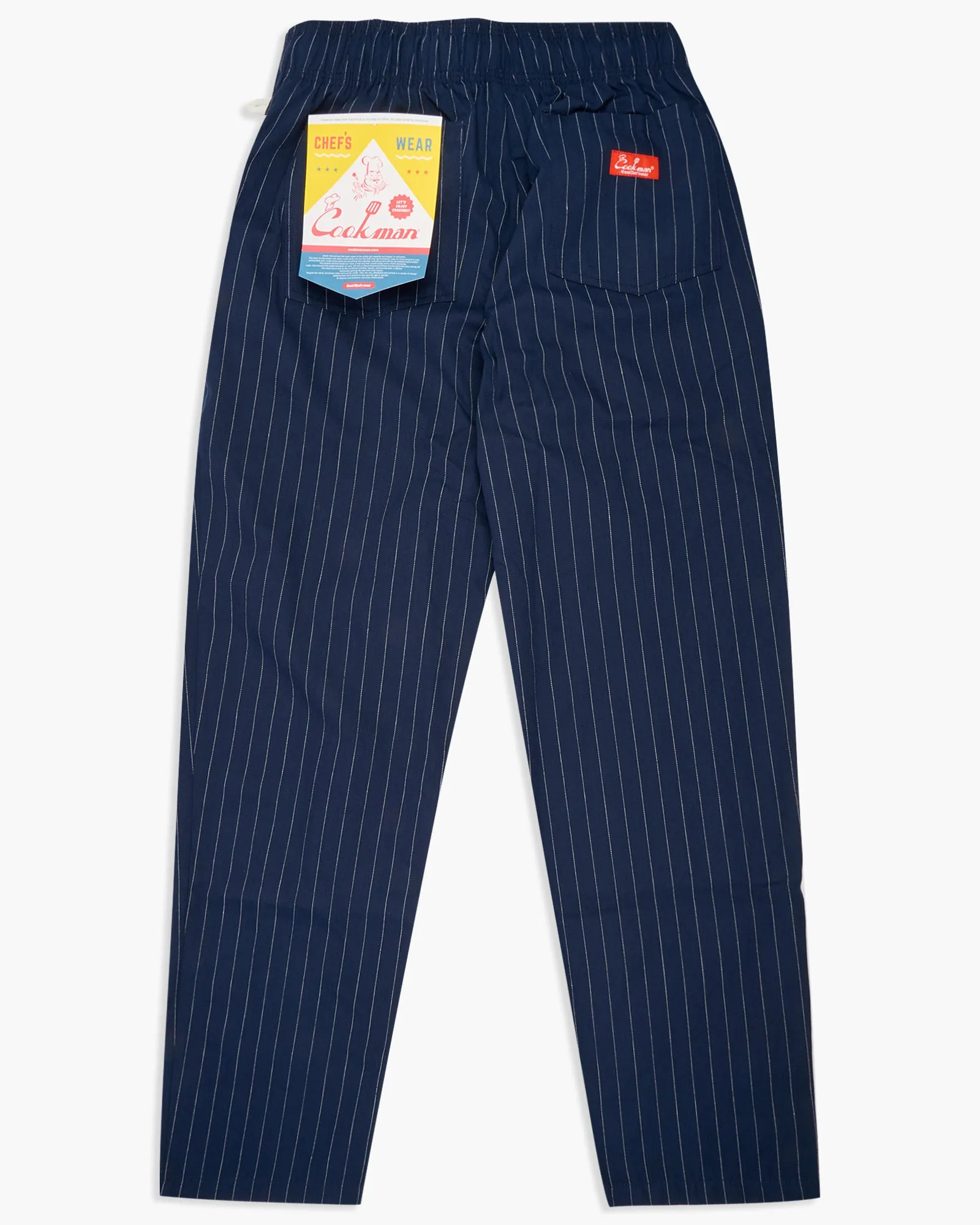 Cookman Chef Pants - Pin Stripe Navy