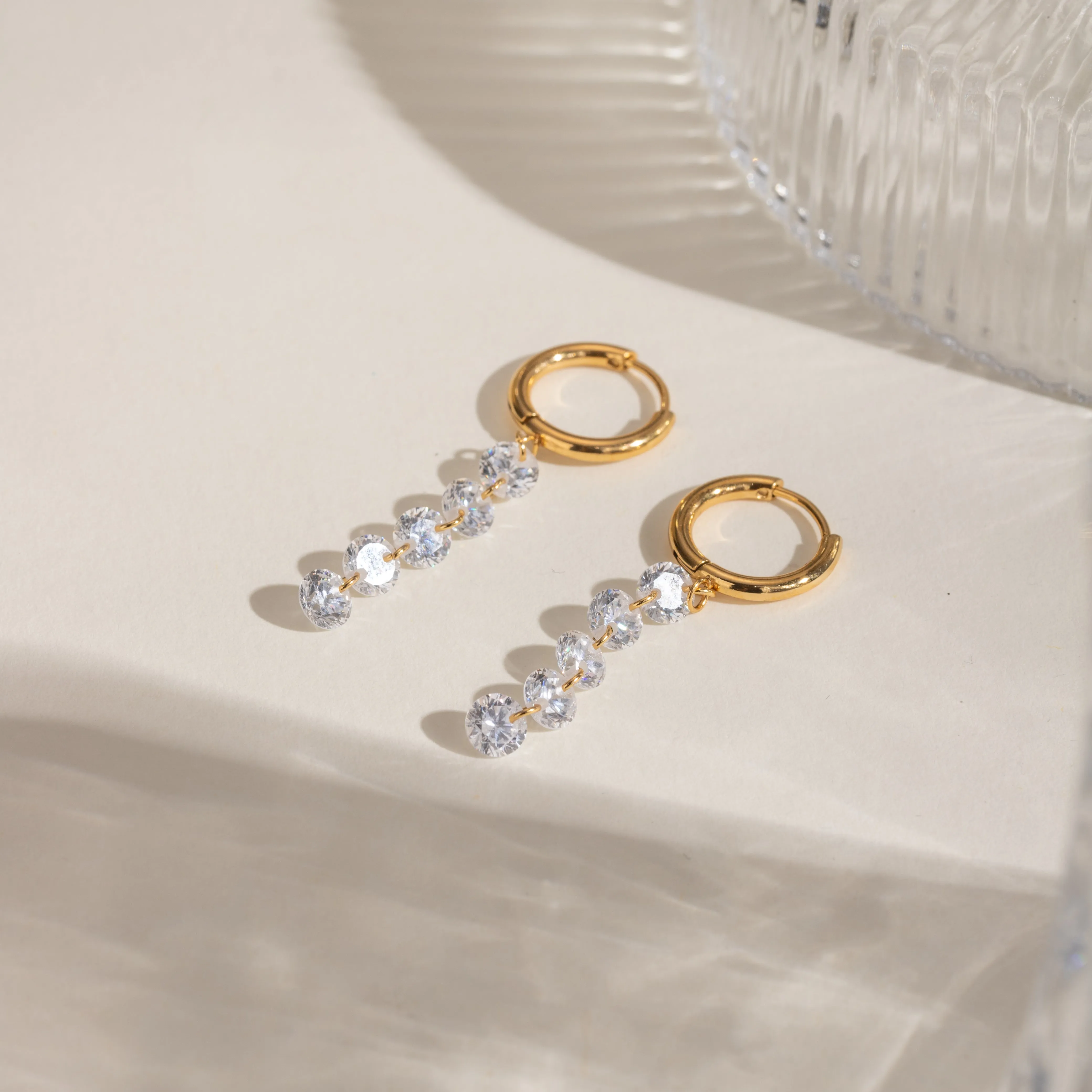 Dewdrop Hoops