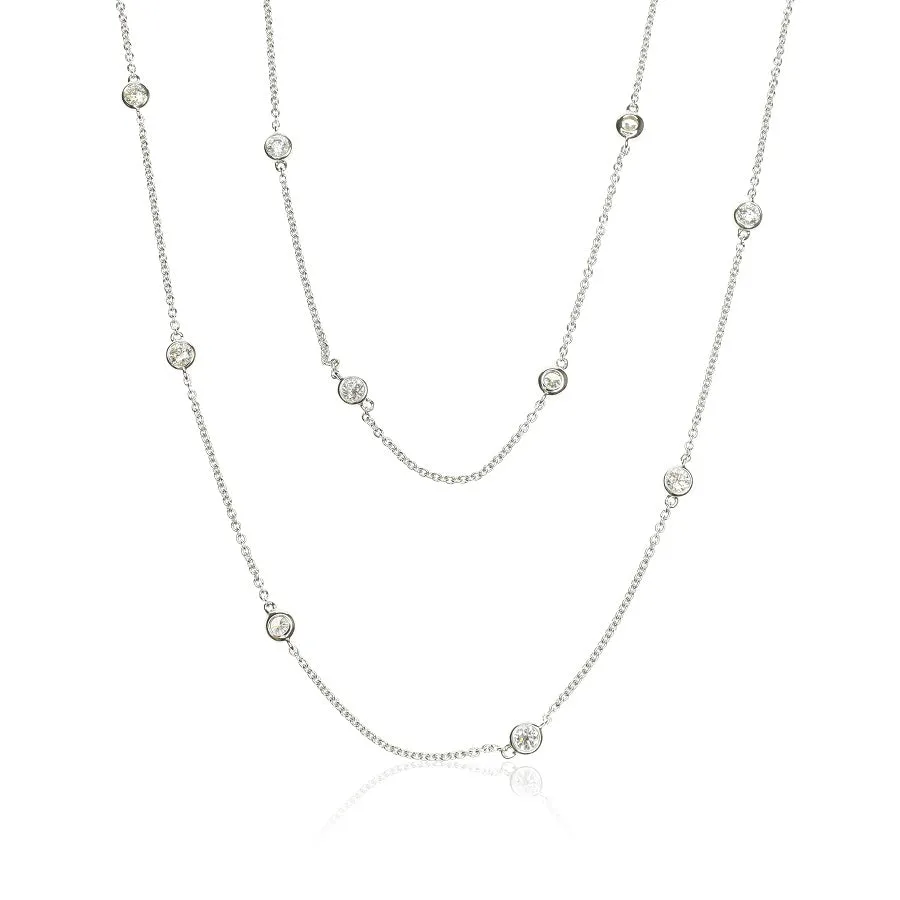 Diamonds On A Chain Necklace (3.3mm)