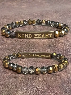 Kind Heart/Evil Genius Bracelet