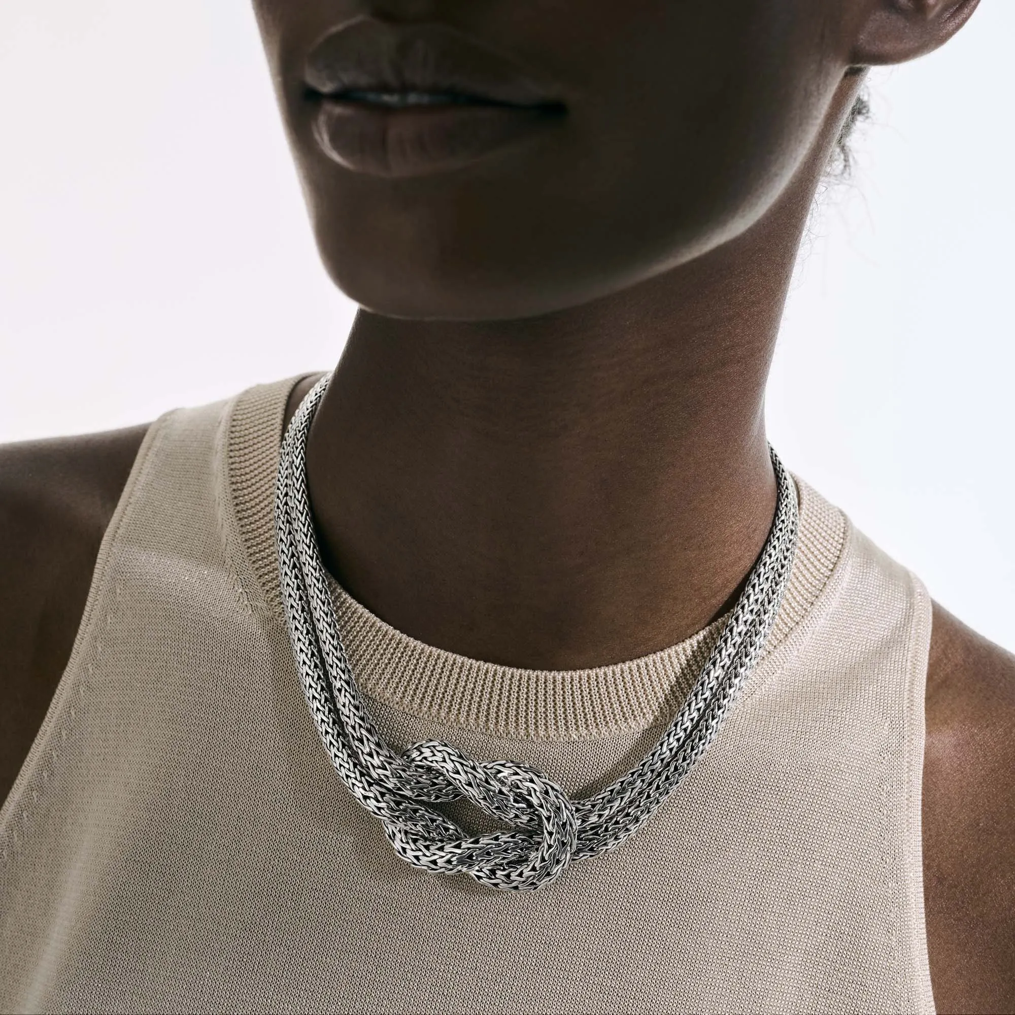 Love Knot Graduated Necklace