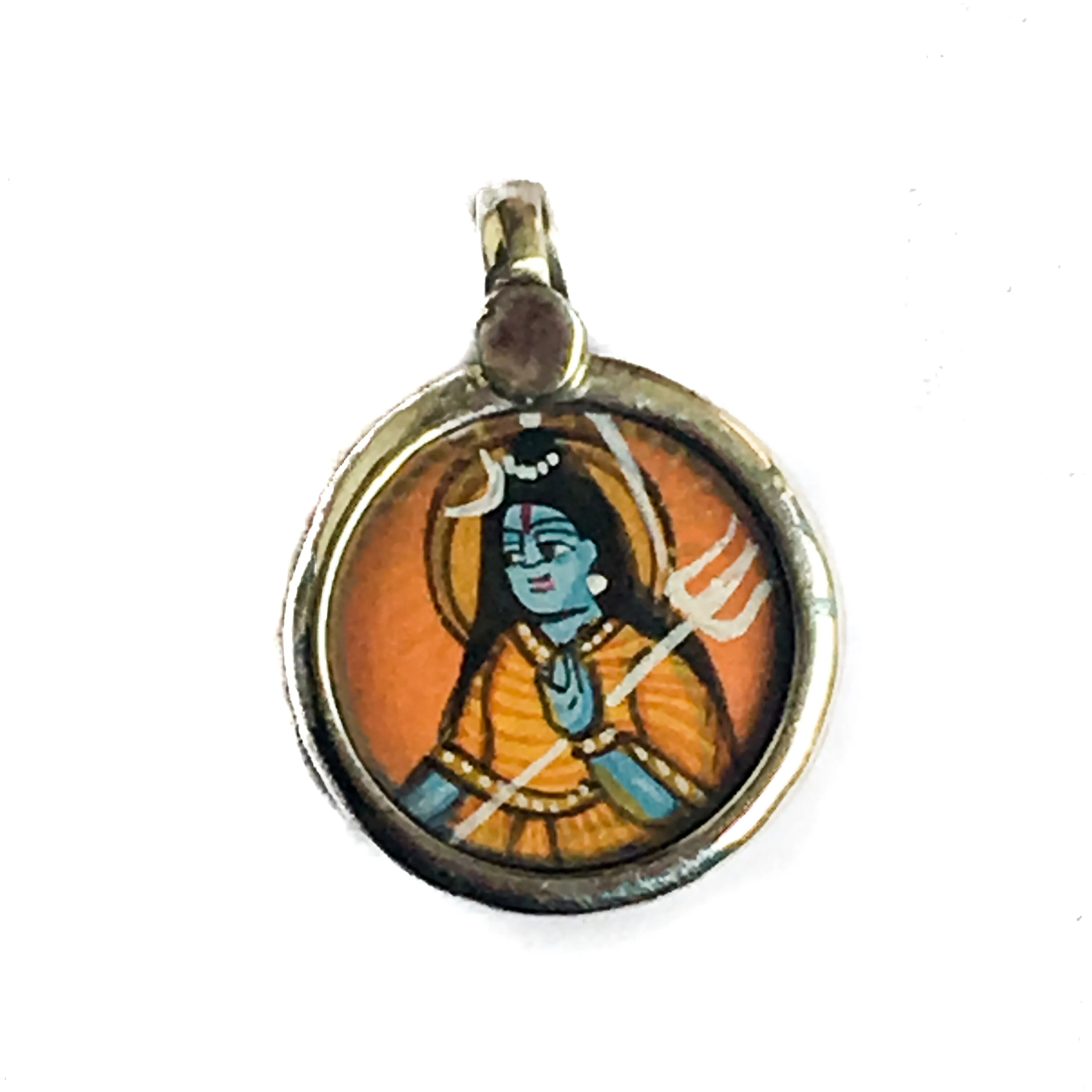 Miniature Painting of Shiva Charm