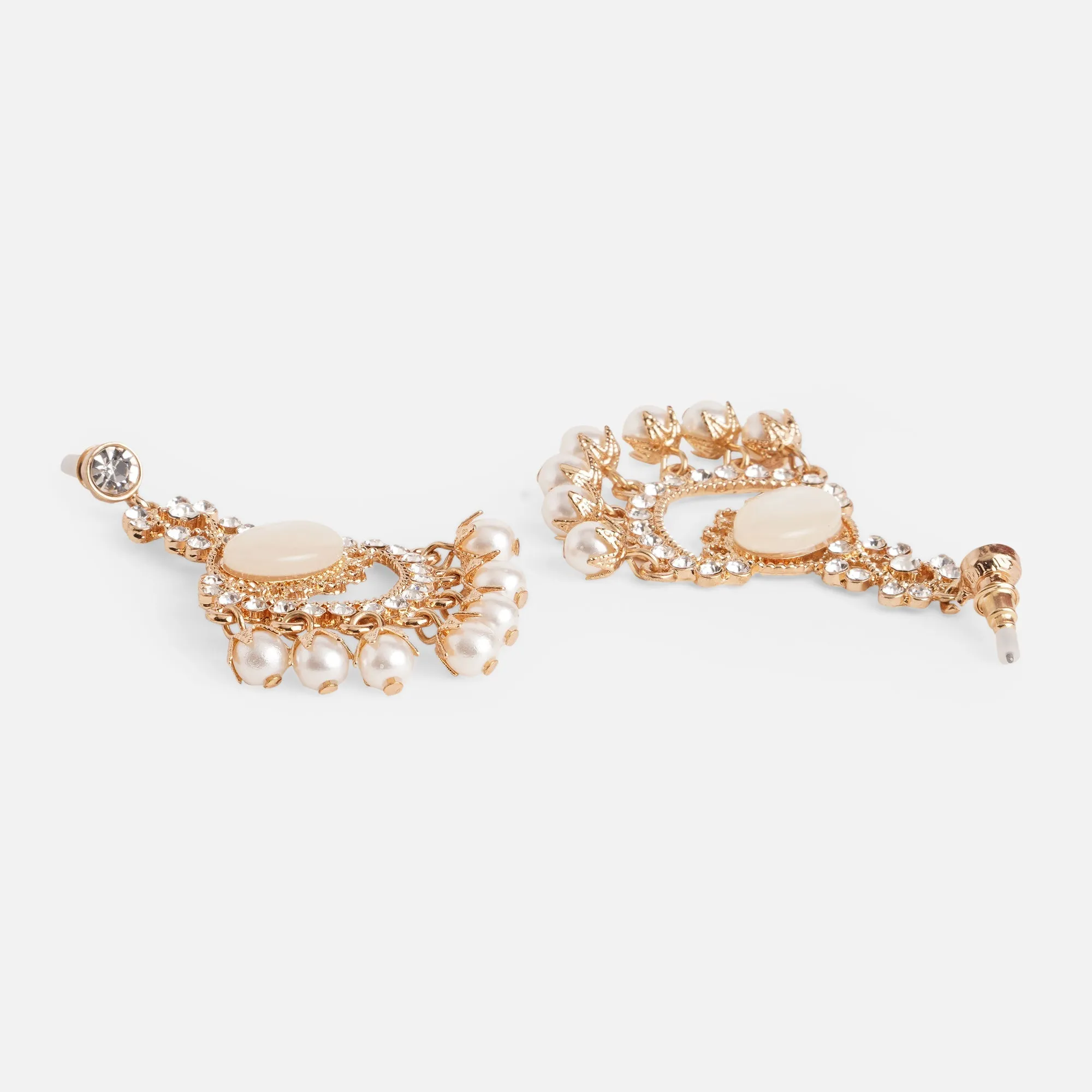 MOTHER OF PEARL SHORT DROP EARRINGS