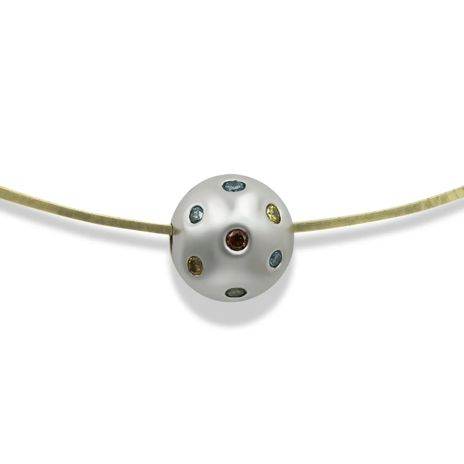 Multi-color Sapphire Pendant