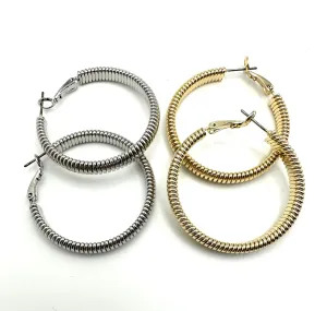 Ribbed Hoops