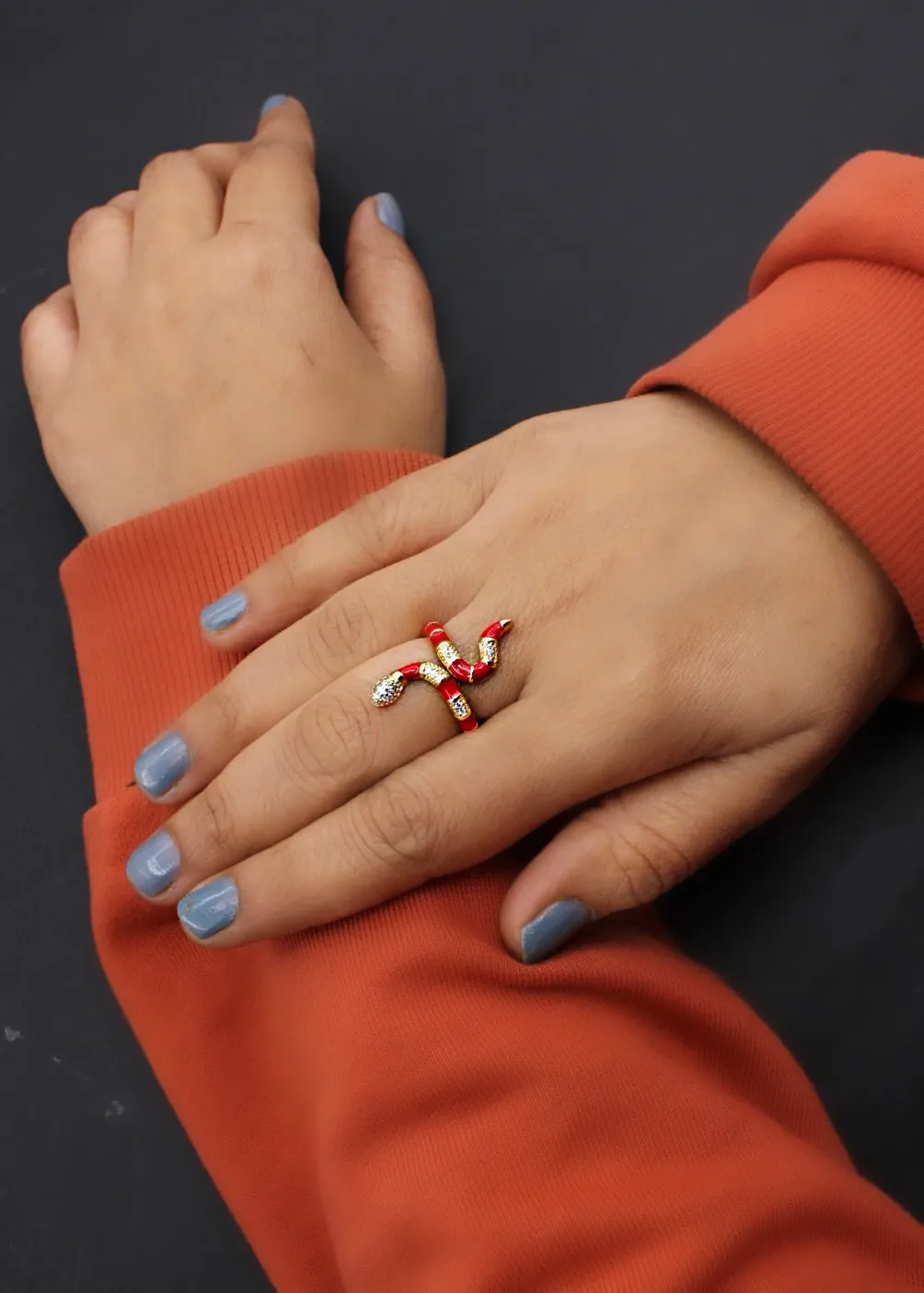 SNAKE DESIGNER RING