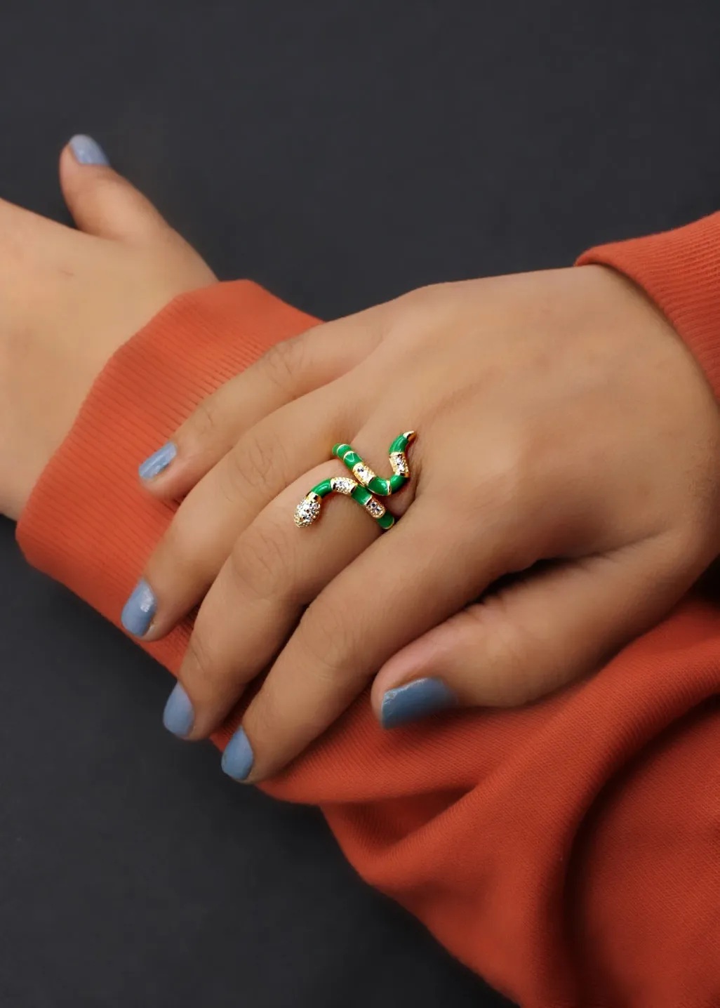 SNAKE DESIGNER RING