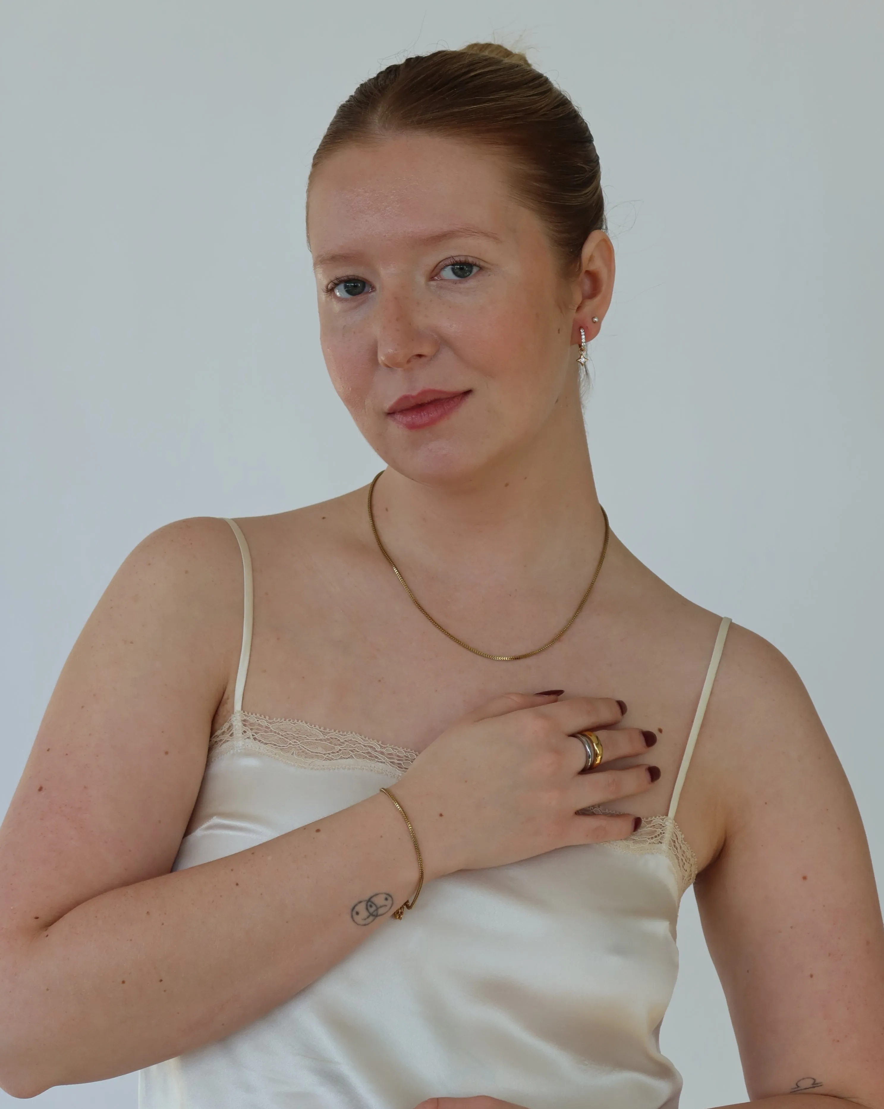 Square necklace - Shine