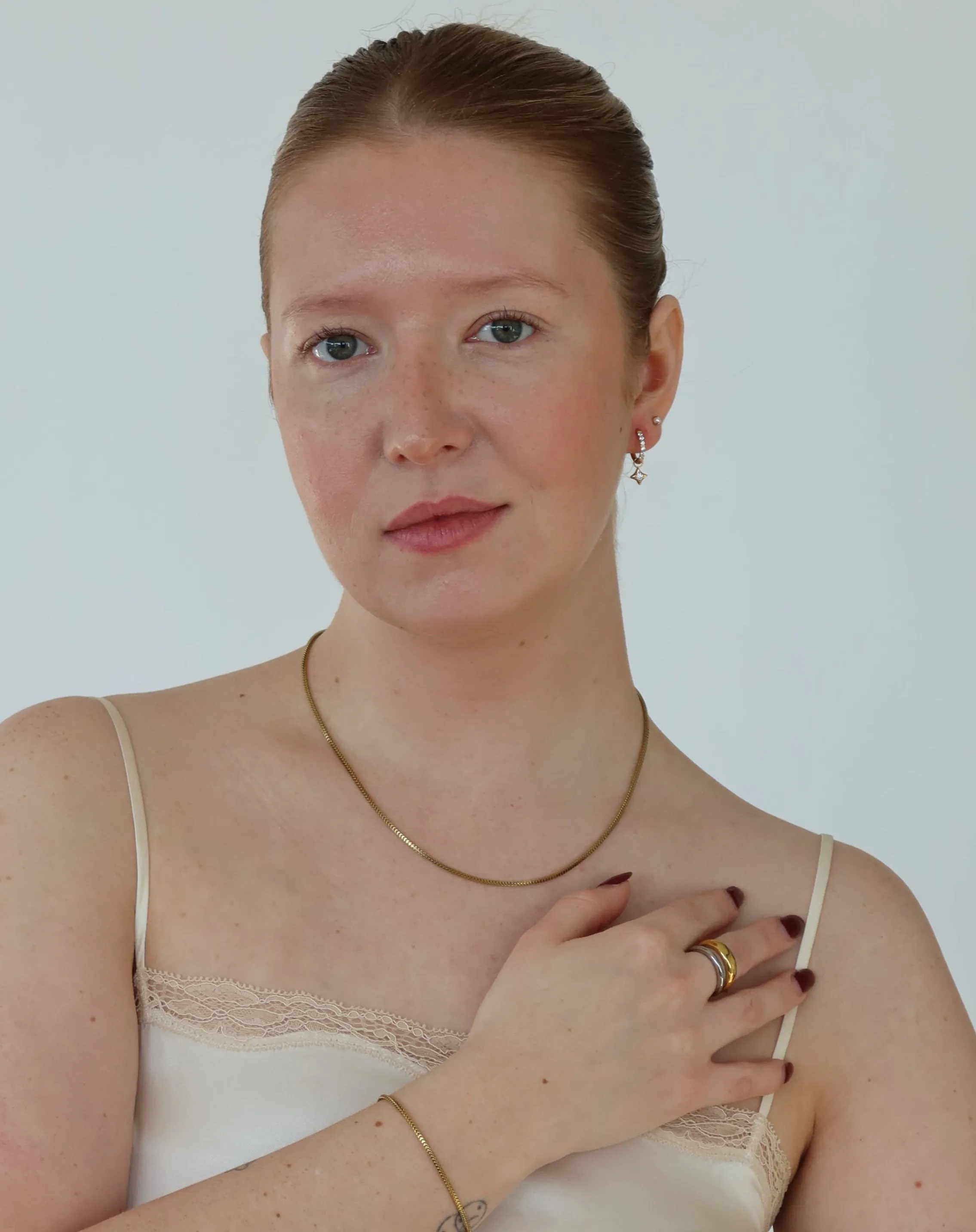 Square necklace - Shine