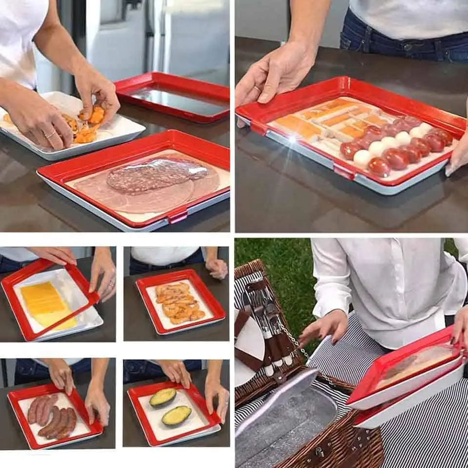 Stackable Food Preservation Tray