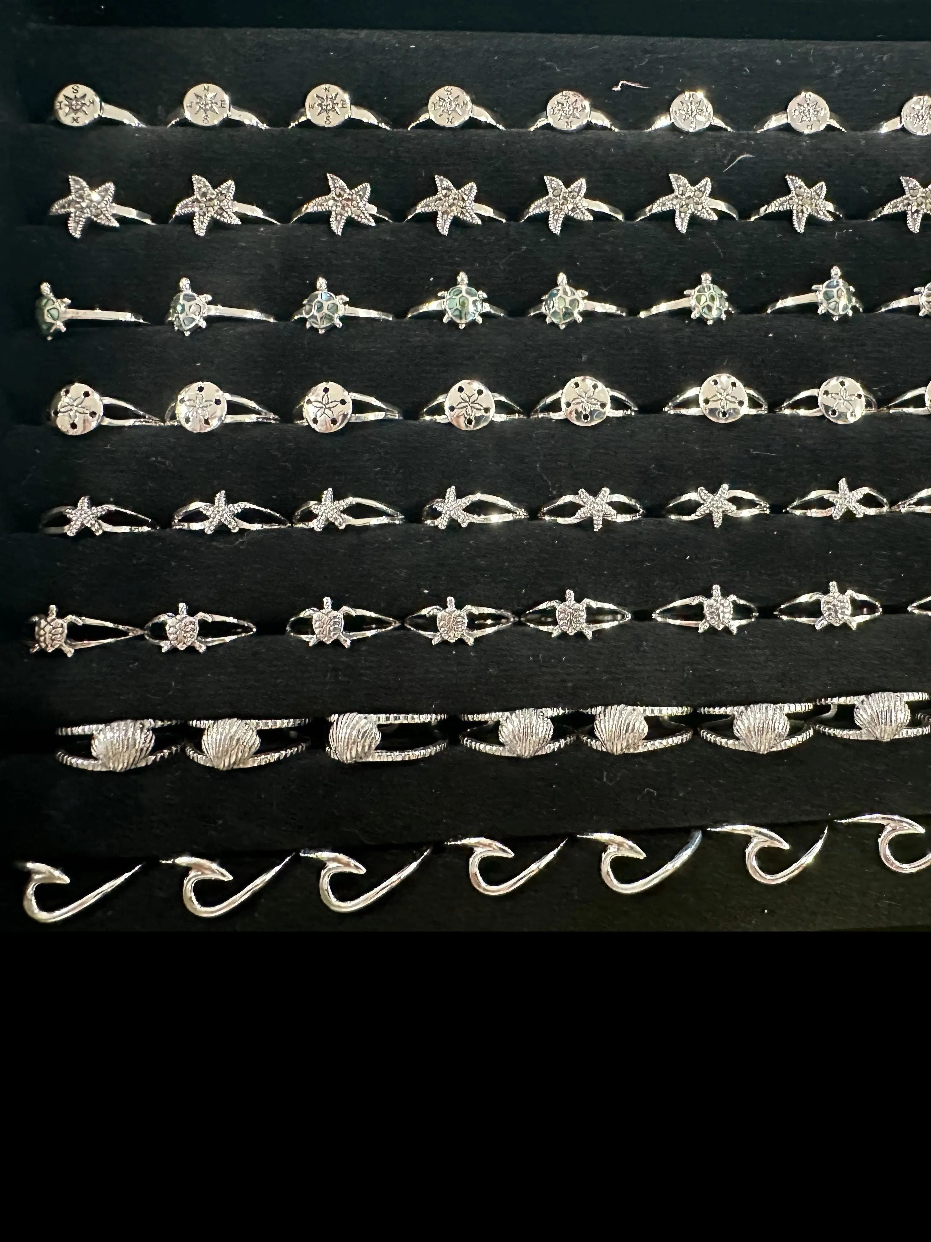 Sterling Silver Adjustable Toe Rings