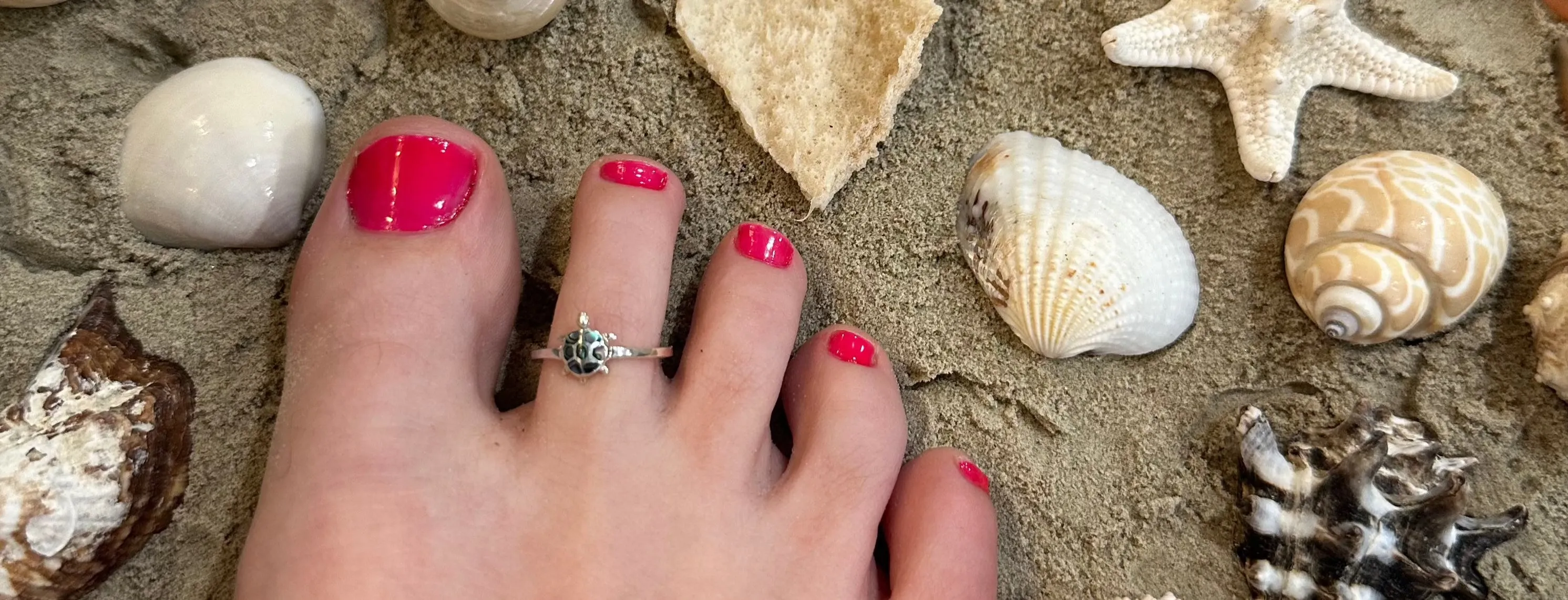 Sterling Silver Adjustable Toe Rings