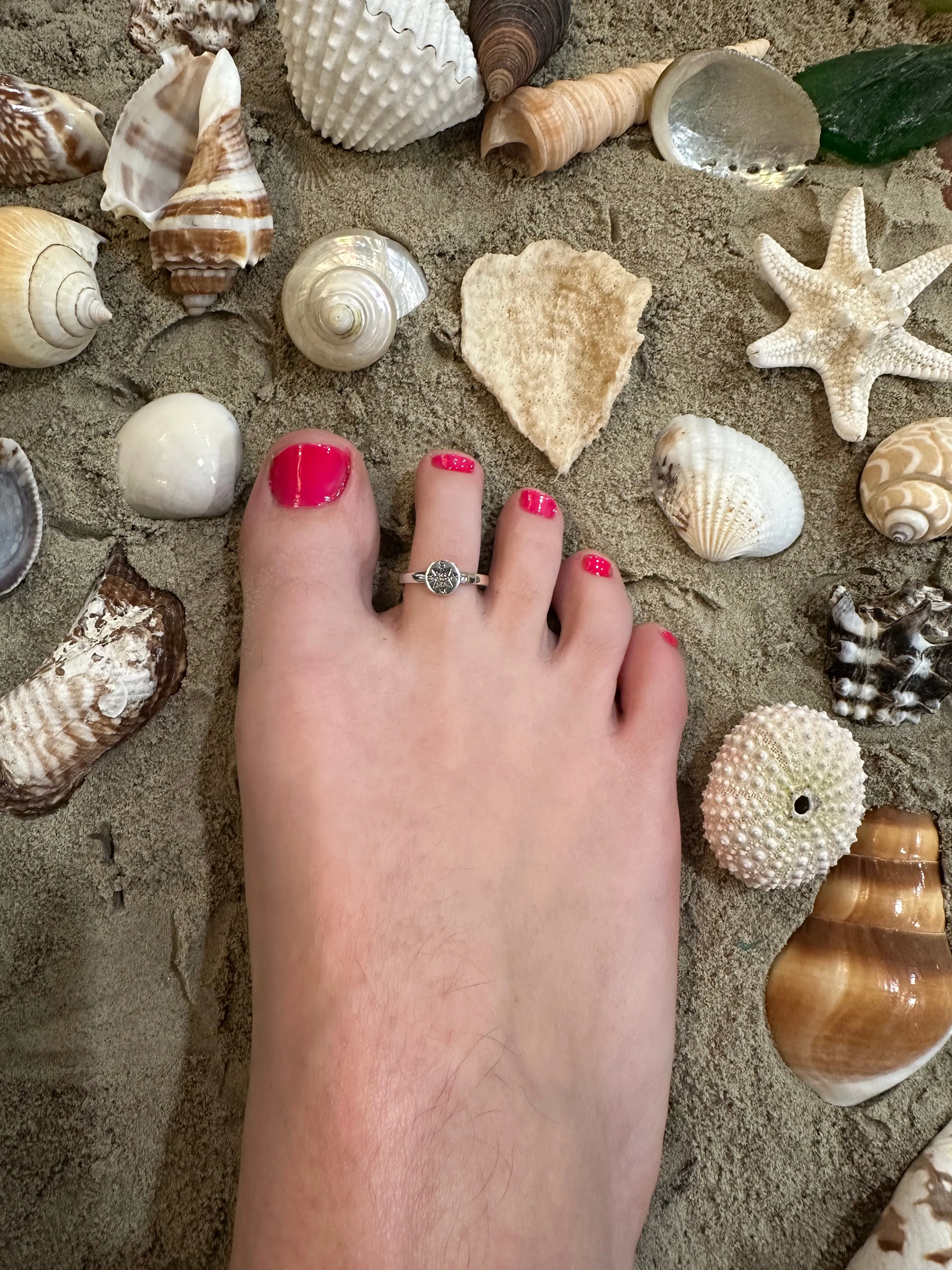 Sterling Silver Adjustable Toe Rings