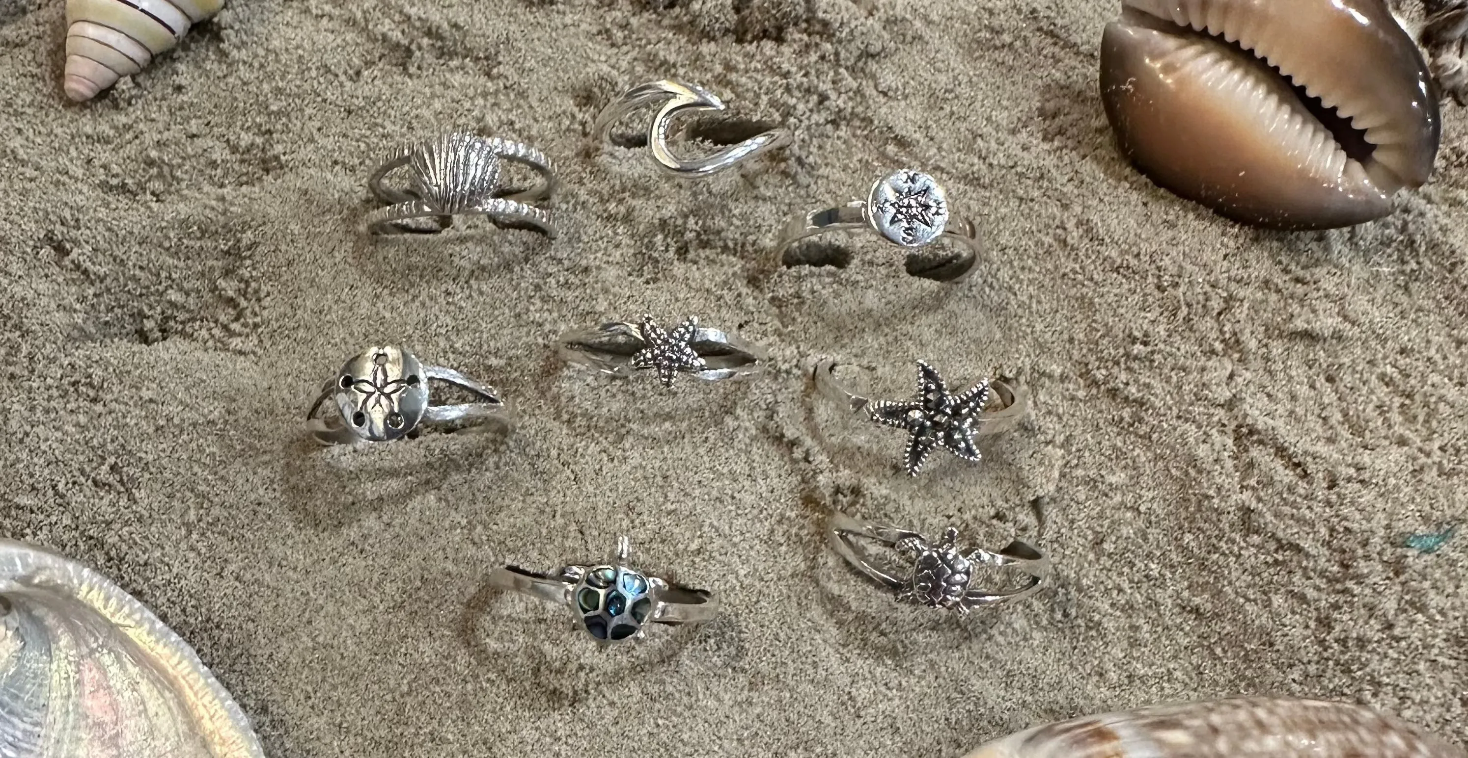 Sterling Silver Adjustable Toe Rings