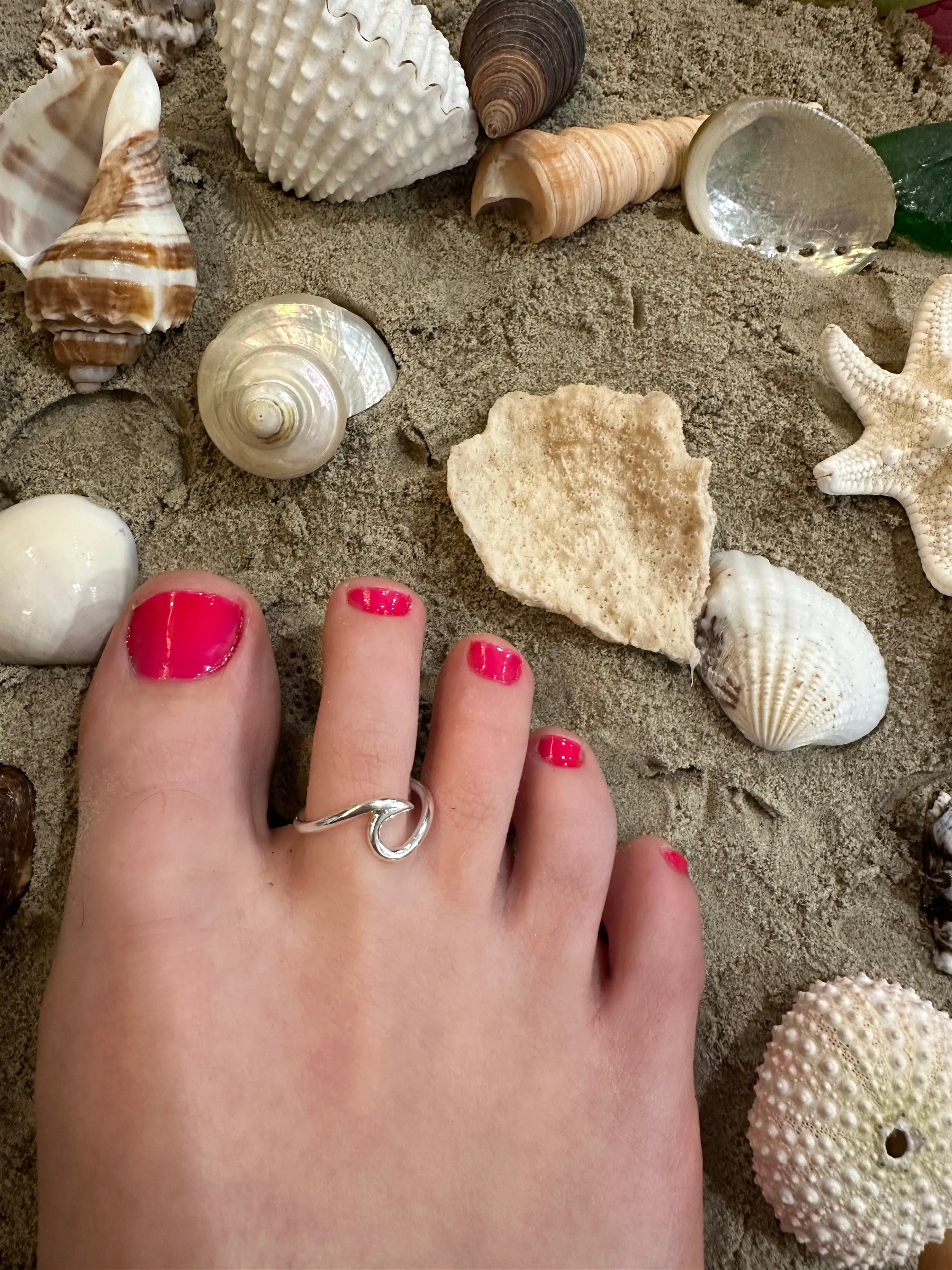 Sterling Silver Adjustable Toe Rings