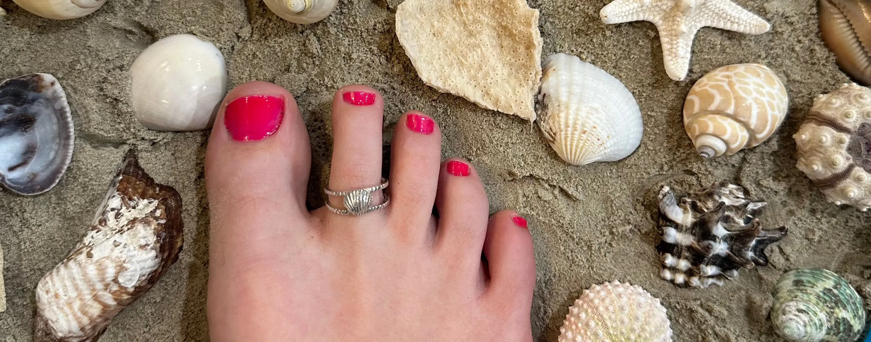 Sterling Silver Adjustable Toe Rings