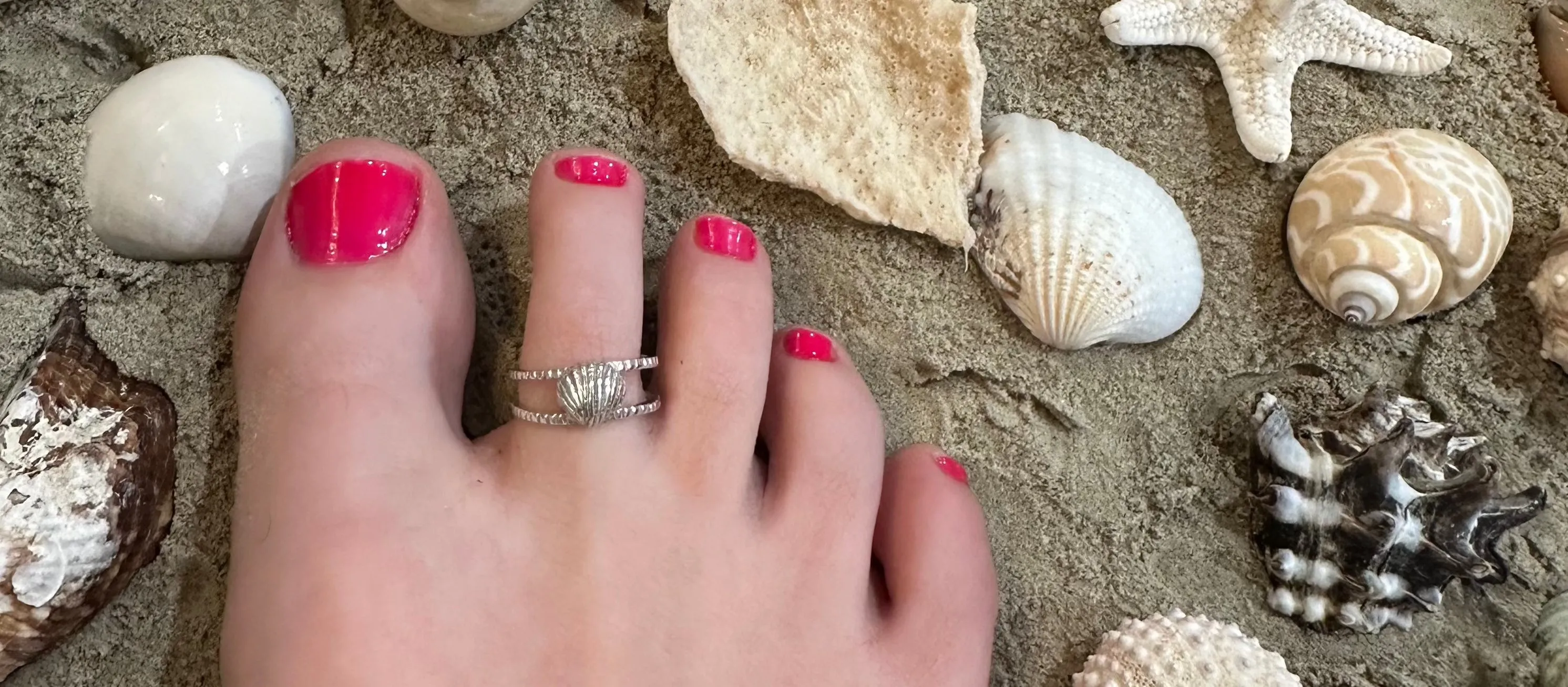 Sterling Silver Adjustable Toe Rings