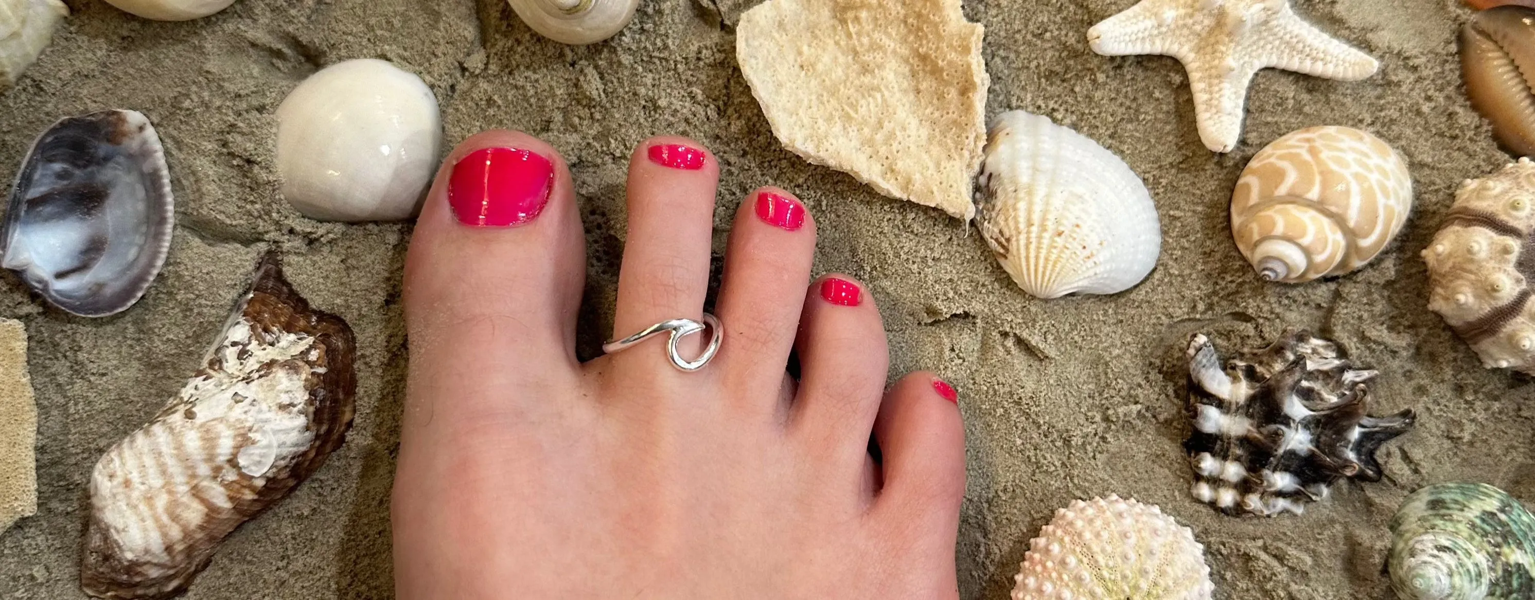 Sterling Silver Adjustable Toe Rings