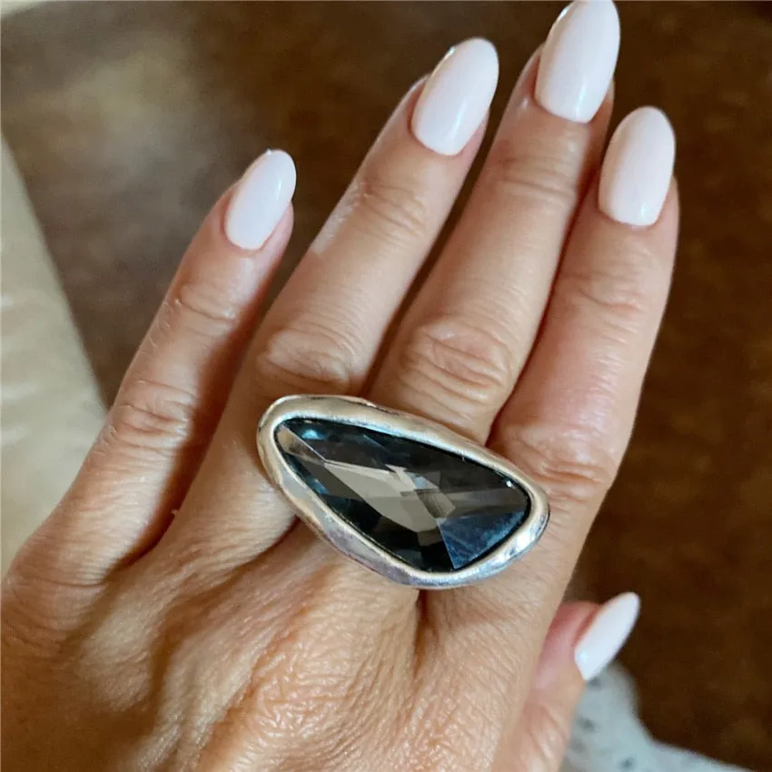 TEEK - Idolized Irregular Crystal Ring