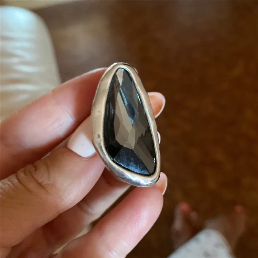 TEEK - Idolized Irregular Crystal Ring