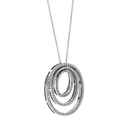 Three Oval Diamond Pendant