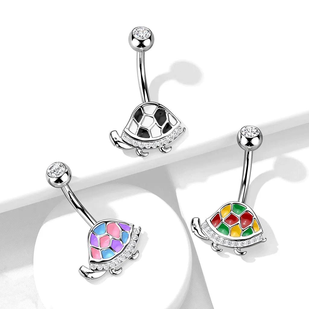 Tiny Turtle Belly Button Rings